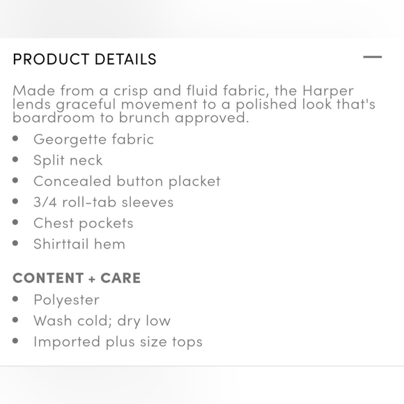 Torrid, NWOT, Red Harper Georgette, Pullover, 3/4 Sleeve Blouse, Size 3X - Picture 4 of 8